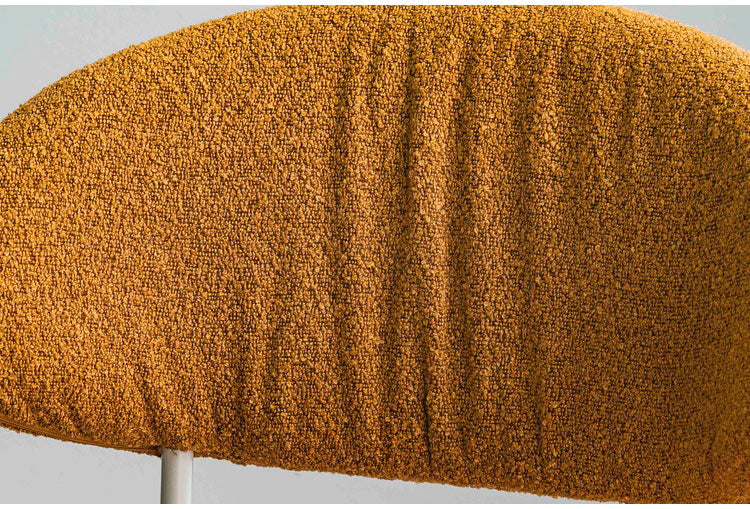 ダイニングチェア デスクチェア リビングチェア ブークレー ファブリック シェル チェアー 椅子 イス 食卓 デザイナーズ家具 一人暮らし ワンルーム 2人暮らし オフィス テレワーク おしゃれ 単品(代引不可)