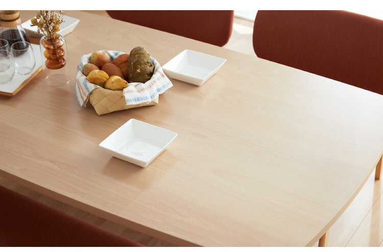 ダイニングセット 4人掛け チェア ダイニングテーブルセット ロータイプ 低め 幅160 高さ65.5 広々座面 ナチュラル ファブリック ビーチ突板 木製 おしゃれ 北欧(代引不可)