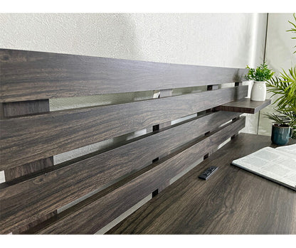 PCデスク 幅120cm パソコンデスク スチール 木目調 おしゃれ 北欧 モダン ヴィンテージ 書斎 勉強机 学習机 一人暮らし テレワーク 在宅 オフィスデスク 木製(代引不可)