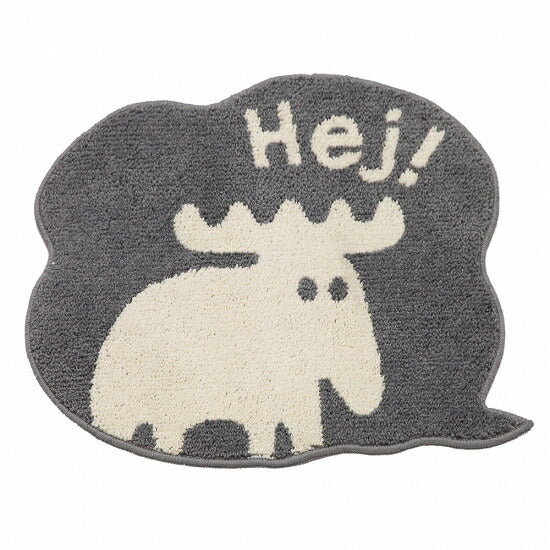 moz タフトダイカットマット 53×68cm 北欧 北欧雑貨 北欧インテリア おしゃれ スウェーデン かわいい