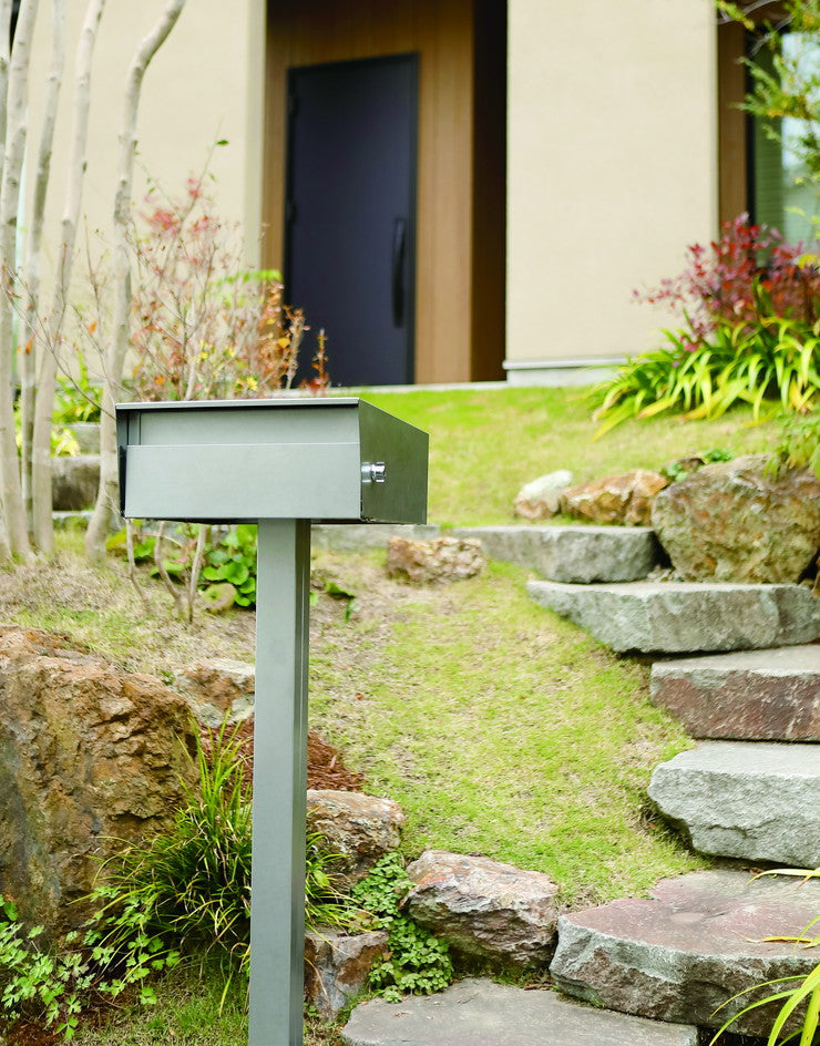 パロ ステンレス ダイヤル錠 メール便ポスト 郵便ポスト 郵便受け 新聞入れ ポスト 簡易ロック 壁付けポスト 日本製(代引不可)