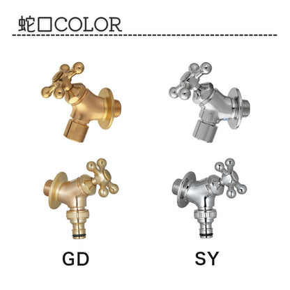 立水栓 Spre スプレスタンド 60ソリッド 蛇口2個セット 左右仕様 シャインポット 3カラー 水栓柱 補助蛇口 ホース用 ガーデンパン 水受け ガーデニング エクステリア DIY(代引不可)
