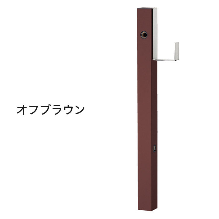 立水栓 Spre スプレスタンド 60ソリッド ホースハンガーセット 蛇口無し 水栓柱 補助蛇口 ホース用 ガーデンパン 水受け ガーデニング エクステリア DIY シンプル(代引不可)