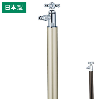 水栓柱 立水栓 フィーノスタンドII ミニ 水受け別売 蛇口付属 ユニソン 一口水栓柱 外 水道 おしゃれ シンプル 庭 玄関 水回り エクステリア おしゃれ ガーデニング(代引不可)
