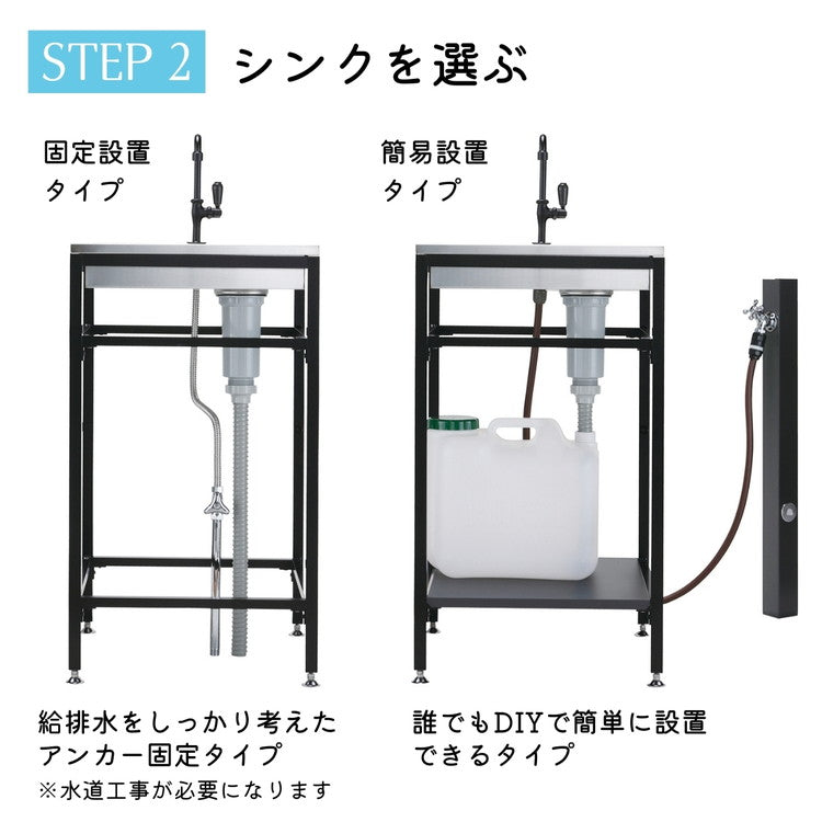 ガーデンシンク フレイム パネル 基本型(3枚入) ガーデニング エクステリア おしゃれ シンプル ガーデン シンク 水回り(代引不可)