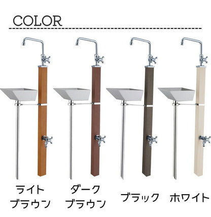 ガーデンシンク カーサII 2口 左右仕様 ステンレス シンク 屋外 流し台 キッチン おしゃれ キャンプ バーベキュー 屋外用 レジャー コンパクト 水回り用品 DIY ガーデン ガーデニング(代引不可)