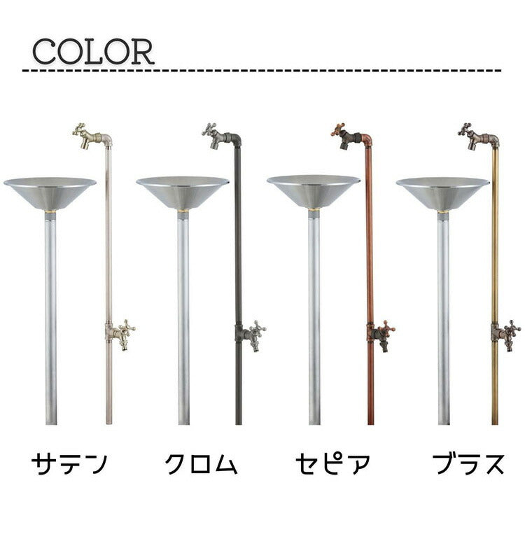 ガーデンシンク バル 左右仕様 蛇口2個セット ステンレス キッチン 日本製 おしゃれ キャンプ バーベキュー 屋外用 レジャー コンパクト 水回り用品 DIY ガーデン ガーデニング(代引不可)