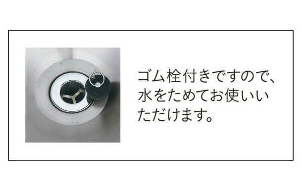 ガーデンシンク ライアンII ステンレス 日本製 流し台 シンク 屋外 蛇口 屋外シンク キッチン おしゃれ キャンプ バーベキュー 屋外用 レジャー DIY ガーデニング(代引不可)