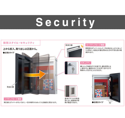 郵便ポスト プラスト 右開き 左開き 郵便ポスト 郵便受け 新聞入れ メール便 ポスト  簡易ロック 壁付けポスト(代引不可)