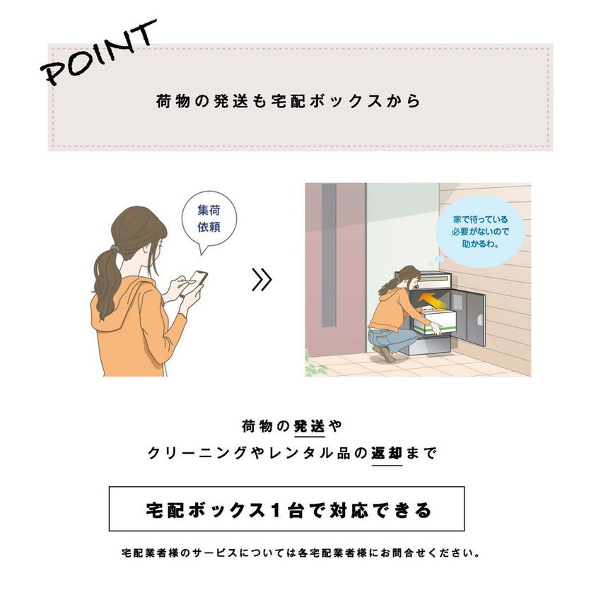 リピット DB ポスト有り(ルーフ無し) 宅配ボックス 一戸建て用 屋外 宅配ポスト 日本製 ポスト 郵便受け 宅配便 発送 受け取り おしゃれ 後付け ユニソン(代引不可)