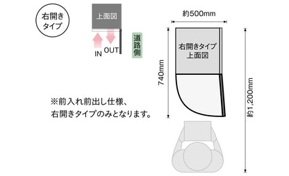 リピット DB ポスト無し(ルーフ付き) 宅配ボックス 一戸建て用 屋外 宅配ポスト 日本製 ポスト 郵便受け 宅配便 発送 受け取り おしゃれ 後付け ユニソン(代引不可)