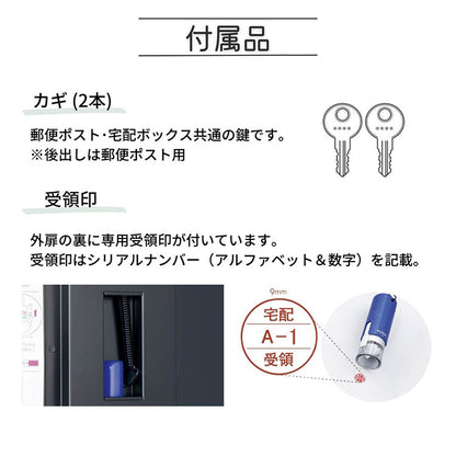 ヴィコ DB 60+80 ポスト有り 左開き 後出し 宅配ボックス 一戸建て用 屋外 宅配ポスト 機能ポール ポスト 郵便受け ユニソン(代引不可)