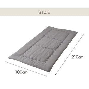 敷き布団 シングル 固綿 三層式 100×210cm 抗菌 防臭 ほこりの出にくい 布団 洗える 敷き ふとん エコテックス認証製品 マットレス上 ベッド 2段ベッド 敷布団 敷きふとん