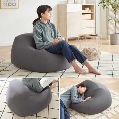 ビーズクッション本体 50×50×35cm ヌードタイプ Sサイズ 極小ビーズ へたりにくい 低VOC 大きい 北欧 マイクロビーズクッション 中身 ソファ フロアソファ