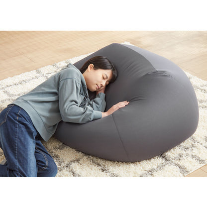 ビーズクッション本体 65×65×43cm ヌードタイプ Lサイズ 極小ビーズ へたりにくい 低VOC 大きい 北欧 マイクロビーズクッション 中身 ソファ フロアソファ