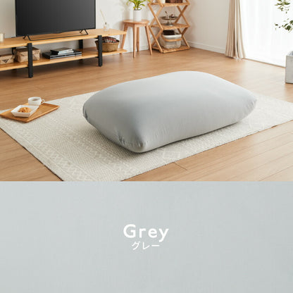 ビーズクッション 135×85cm 洗える カバー 体にフィットする 特大 クッション ソファ もちもち 3mmビーズ 大きい 寝れる 座椅子 おしゃれ ビーズソファ コンパクトソファ ローソファ ソファーベッド