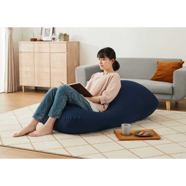 ビーズクッションカバー 135×85cm 洗える 専用カバー 特大 大きい 寝れる おしゃれ ビーズソファ コンパクトソファ ローソファ ソファーベッド 一人掛け 北欧 かわいい 一人暮らし