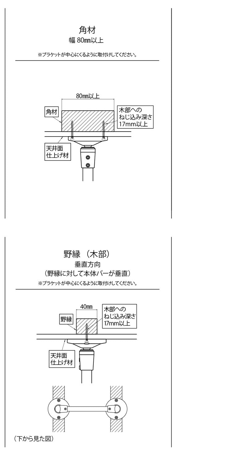 ハンギングバー 天井付Cタイプセット 140×17cm TOSO 日本製 ハンガーパイプ トーソー ディスプレイ 収納 ランドリー アルミ 取り付け diy 洋服 収納 ハンガーラック 物干し(代引不可)