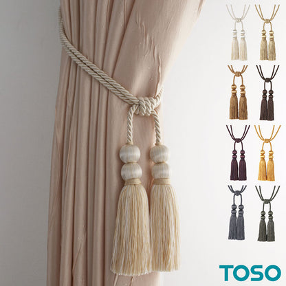 TOSO トーソー カーテンタッセル 1本単品 おしゃれ 高級 房 シングル房 カーテン 留め ホルダー アクセサリー タッセル インテリア 雑貨 リビング ホテル 客室 ふさ 留め紐 北欧 留め具(代引不可)