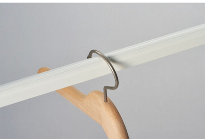 ハンギングバーH-3 天井付Lタイプセット 178×6cm TOSO 日本製 ハンガーパイプ トーソー 収納 ウォークインクローゼット ファミクロ アルミ 取り付け diy 洋服収納 ハンガーラック 物干し(代引不可)