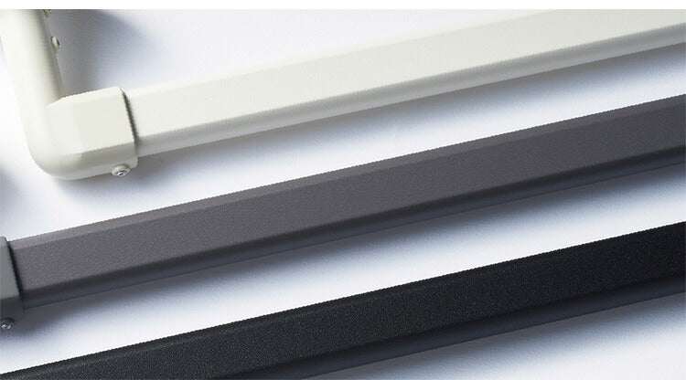 ハンギングバーH-3 天井付Lタイプセット 90×6cm TOSO 日本製 ハンガーパイプ トーソー 収納 ウォークインクローゼット ファミクロ アルミ 取り付け diy 洋服収納 ハンガーラック 物干し(代引不可)