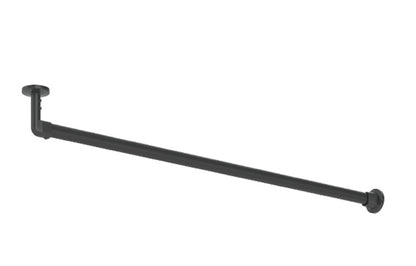 ハンギングバーH-3 天井付Lタイプセット 90×6cm TOSO 日本製 ハンガーパイプ トーソー 収納 ウォークインクローゼット ファミクロ アルミ 取り付け diy 洋服収納 ハンガーラック 物干し(代引不可)