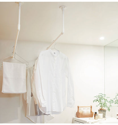 ハンギングバー H-1 天井付けLタイプセット 178cm×45cm ハンガーパイプ ハンガーラック アイアン ハンガーバー ウォールハンガー おしゃれ ハンガー インテリア(代引不可)