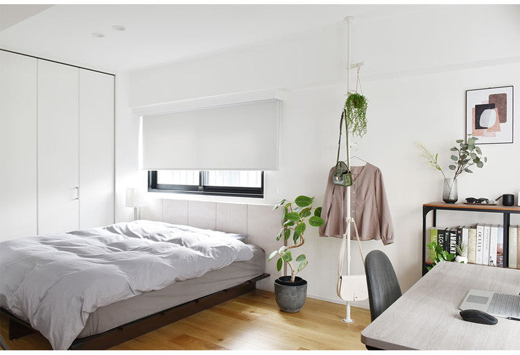 ポールハンガーセット フック大小3個入り コートハンガー 突っ張り棒 フック付き ハンガーラック ポールスタンド おしゃれ 収納 リビング 寝室 賃貸 新生活 一人暮らし TOSO トーソー Naivis ナイビス(代引不可)