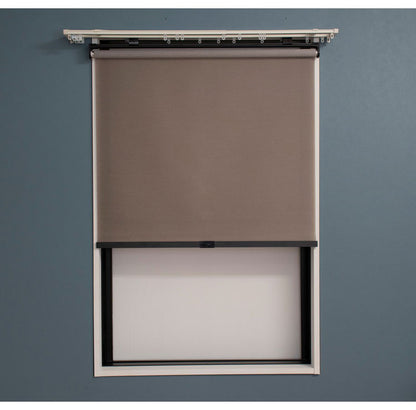 TOSO トーソー スチールラック用ロールスクリーン 90×180cm カーテンレール用ブラケット付き コードレスタイプ 目隠し 収納目隠し 目隠しカーテン 取り付け簡単(代引不可)