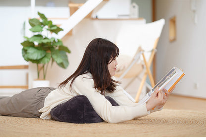 三角クッション 吸湿 発熱 無地 節電 省エネ クッション エコ もこもこ あったか シンプル コンパクト かわいい インテリア 北欧 リビング ダイニング おしゃれ プレゼント 秋冬 暖か(代引不可)