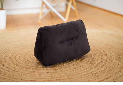 三角クッション 吸湿 発熱 無地 節電 省エネ クッション エコ もこもこ あったか シンプル コンパクト かわいい インテリア 北欧 リビング ダイニング おしゃれ プレゼント 秋冬 暖か(代引不可)