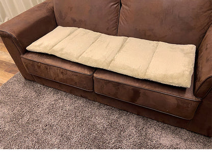 フリーシートクッション 43×130cm 長方形 吸湿 発熱 無地 シンプル 毛布 もこもこ ふわふわ あったか 暖か おしゃれ インテリア かわいい 北欧 秋冬 ファブリック お昼寝 ごろ寝(代引不可)