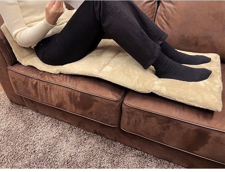 フリーシートクッション 43×130cm 長方形 吸湿 発熱 無地 シンプル 毛布 もこもこ ふわふわ あったか 暖か おしゃれ インテリア かわいい 北欧 秋冬 ファブリック お昼寝 ごろ寝(代引不可)