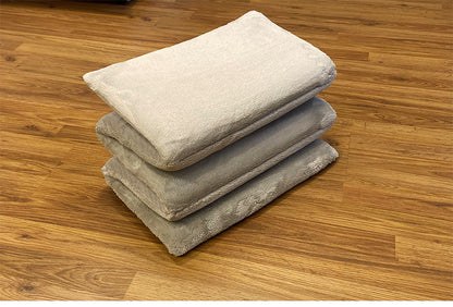 フリーシートクッション 43×130cm 長方形 吸湿 発熱 無地 シンプル 毛布 もこもこ ふわふわ あったか 暖か おしゃれ インテリア かわいい 北欧 秋冬 ファブリック お昼寝 ごろ寝(代引不可)