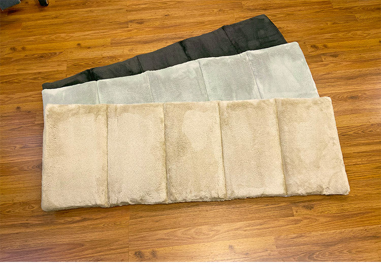 フリーシートクッション 43×130cm 長方形 吸湿 発熱 無地 シンプル 毛布 もこもこ ふわふわ あったか 暖か おしゃれ インテリア かわいい 北欧 秋冬 ファブリック お昼寝 ごろ寝(代引不可)