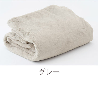 毛布 シングル 140×200cm もこもこ あったか 吸湿 発熱 無地 節電 省エネ エコ シンプル ブランケット 秋冬 暖か おしゃれ 北欧 かわいい リビング 寝室 寝具 もうふ ひざ掛け ふわふわ(代引不可)