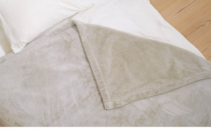 毛布 シングル 140×200cm もこもこ あったか 吸湿 発熱 無地 節電 省エネ エコ シンプル ブランケット 秋冬 暖か おしゃれ 北欧 かわいい リビング 寝室 寝具 もうふ ひざ掛け ふわふわ(代引不可)