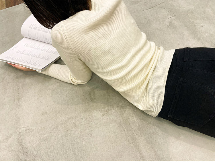 ラグ 190×240cm もこもこ 長方形 あったか 吸湿 滑り止め 発熱 無地 節電 省エネ エコ シンプル ふわふわ かわいい おしゃれ 北欧 インテリア リビング ダイニング 居間 マット カーペット(代引不可)