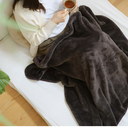 ハーフケット 100×140cm 長方形 ひざ掛け あったか 吸湿 発熱 もこもこ 暖か 無地 シンプル 毛布 ブランケット コンパクト 北欧 インテリア おしゃれ かわいい 秋冬 リビング(代引不可)