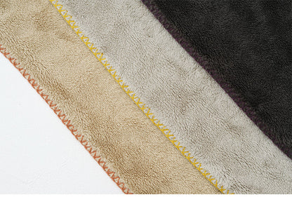 ハーフケット 100×140cm 長方形 ひざ掛け あったか 吸湿 発熱 もこもこ 暖か 無地 シンプル 毛布 ブランケット コンパクト 北欧 インテリア おしゃれ かわいい 秋冬 リビング(代引不可)