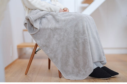 ひざ掛け 90×90cm 正方形 あったか 吸湿 発熱 もこもこ 暖か 無地 シンプル 毛布 ブランケット コンパクト 北欧 インテリア おしゃれ かわいい 秋冬 リビング オフィス 会社 カフェ(代引不可)