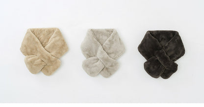 ティペット マフラー 吸湿 発熱 もこもこ 暖か ふわふわ 節電 省エネ 秋冬 無地 シンプル おしゃれ かわいい 北欧 インテリア ストール ネックウォーマー もふもふ カジュアル プレゼント(代引不可)