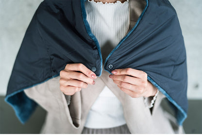 ひざ掛け カポック綿 60×85cm 長方形 もこもこ 暖か 無地 シンプル 吸湿 発熱 かわいい シンプル おしゃれ インテリア プレゼント 秋冬 毛布 ブランケット コンパクト 北欧 リビング(代引不可)