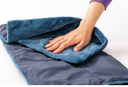 ひざ掛け カポック綿 60×85cm 長方形 もこもこ 暖か 無地 シンプル 吸湿 発熱 かわいい シンプル おしゃれ インテリア プレゼント 秋冬 毛布 ブランケット コンパクト 北欧 リビング(代引不可)