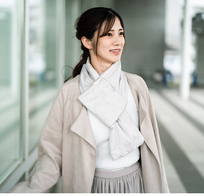 マフラー もこもこ あったか 吸湿 発熱 無地 シンプル カジュアル 節電 省エネ 秋冬 エコ ストール おしゃれ 北欧 インテリア かわいい プレゼント ギフト 贈り物 ネックウォーマー(代引不可)