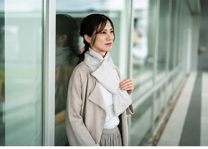 マフラー もこもこ あったか 吸湿 発熱 無地 シンプル カジュアル 節電 省エネ 秋冬 エコ ストール おしゃれ 北欧 インテリア かわいい プレゼント ギフト 贈り物 ネックウォーマー(代引不可)