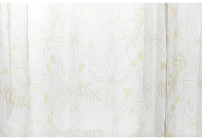 レースカーテン ミラーレースカーテン 昼見えにくい 遮像 プライバシー ウォッシャブル ボイルブルーメン(代引不可)