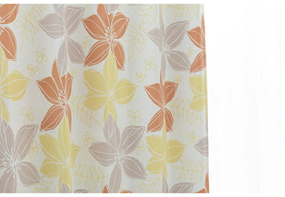 遮光カーテン 2枚セット カーテン 遮光2級 遮光カーテン 2級遮光カーテン 形状記憶加工 プリーツ フェミニン ドレープカーテン おしゃれ 花柄 ブルーメン(代引不可)