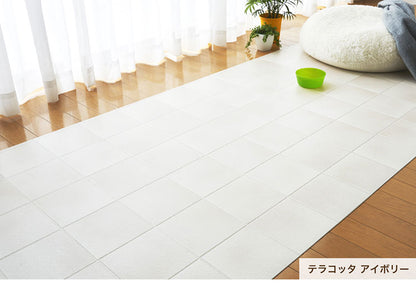 DIYフリーカットシート 幅90cm 長さ100cm 日本製 撥水加工 床保護 傷防止 リフォーム フリーカットシート フローリングシート フリーカット ハサミ フローリング 玄関 汚れ防止 キッチン シート(代引不可)