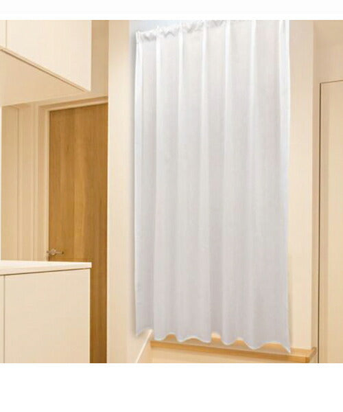 小窓カーテン 100cm×180cm 無地 タックカーテン 洗える 簡単取り付け 洗濯 ウォッシャブル 北欧 おしゃれ かわいい インテリア リビング ダイニング 寝室 キッチン(代引不可)